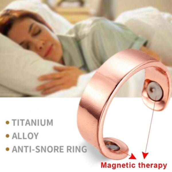 Acupressure Anti Snore Ring Treatment Reflexology Anti Snoring Apnea Sleeping Aid Device Weight Loss Slimming Body Care - Image 2