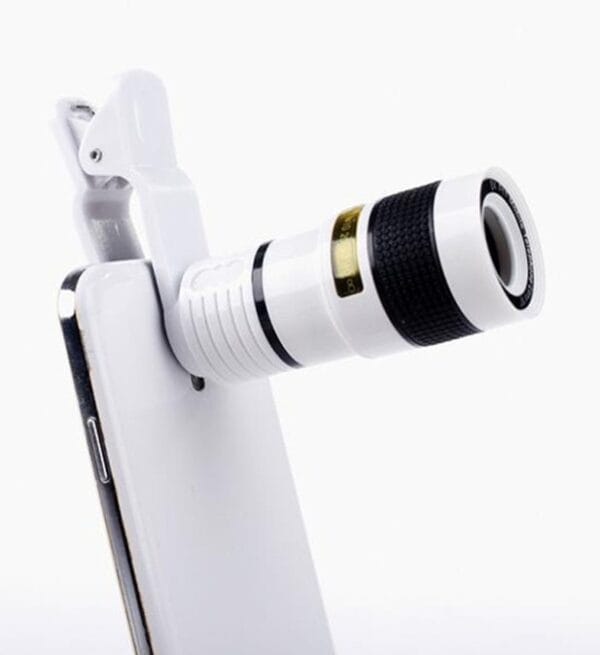 Zoom Mobile Phone Clip-On Retractable Telescope Camera Lens For  Galaxy S3 S4 S5 S6 S7 Edge Phone - Image 6