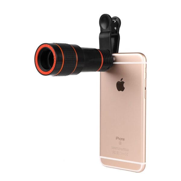 Zoom Mobile Phone Clip-On Retractable Telescope Camera Lens For  Galaxy S3 S4 S5 S6 S7 Edge Phone - Image 2