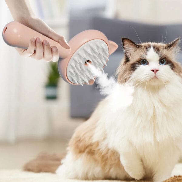 Hair Cleaning Brush With Mist Multifunctional Cat Grooming Brush Rechargeable Self Cleaning Slicker Brush For Pets Dogs & Catsb Pet Products - Image 8