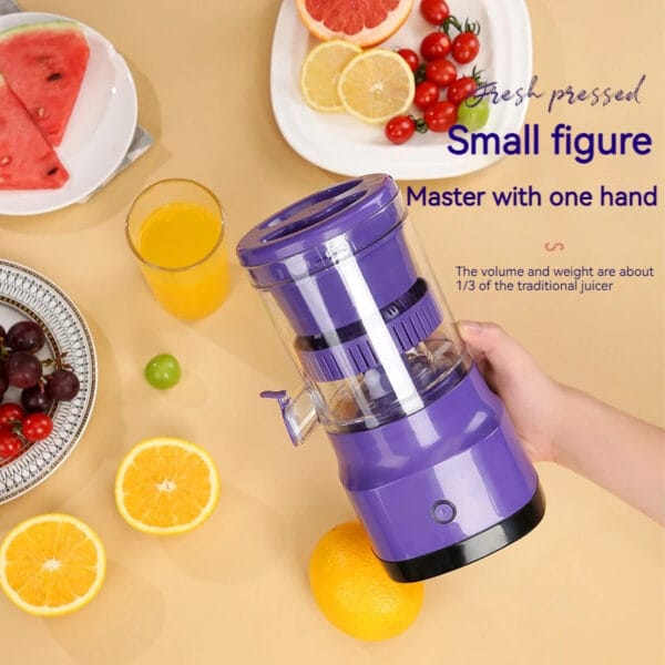 Electric Orange Juicer Lemon Juicer Squeezer Usb Rechargeable Citrus Juicer Machines Usb Rechargeable Portable Blender Kitchen Gadgets - Image 4