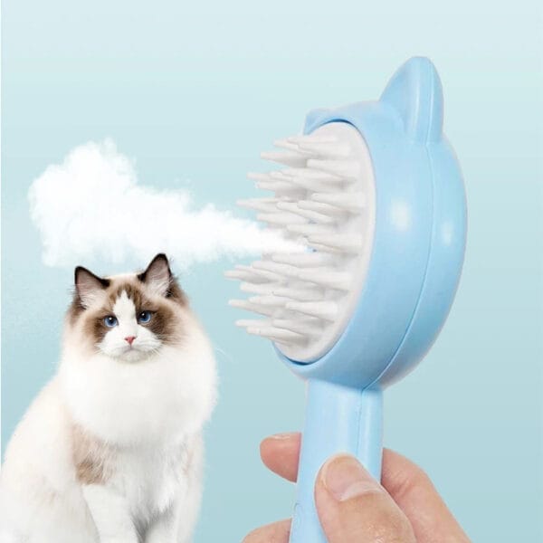 Hair Cleaning Brush With Mist Multifunctional Cat Grooming Brush Rechargeable Self Cleaning Slicker Brush For Pets Dogs & Catsb Pet Products - Image 9